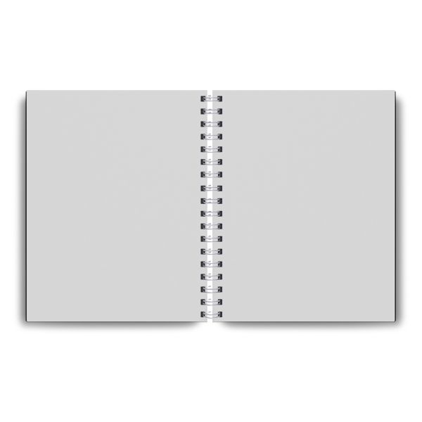 Артбук (Скетчбук), глянцевая ламинация, блок белый, 80 г/м², 23.9х20.5 см, на гребне 80 л., 2 шт, Жара 000622, Светоч 80АРТ-002