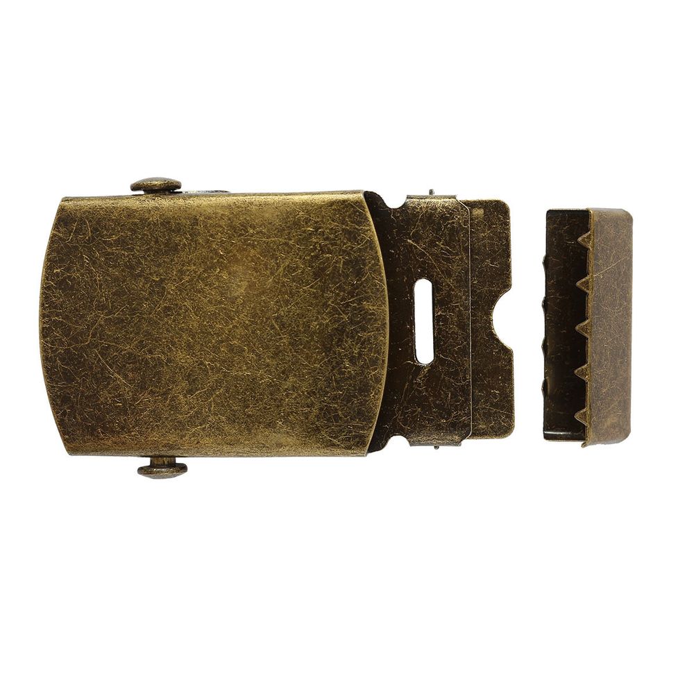 Пряжка ременная металл 35 мм, латунь, 10 шт