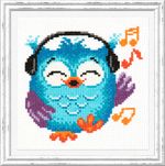 Набор для вышивания нитками Чудесная игла, Совёнок, 14х15 см