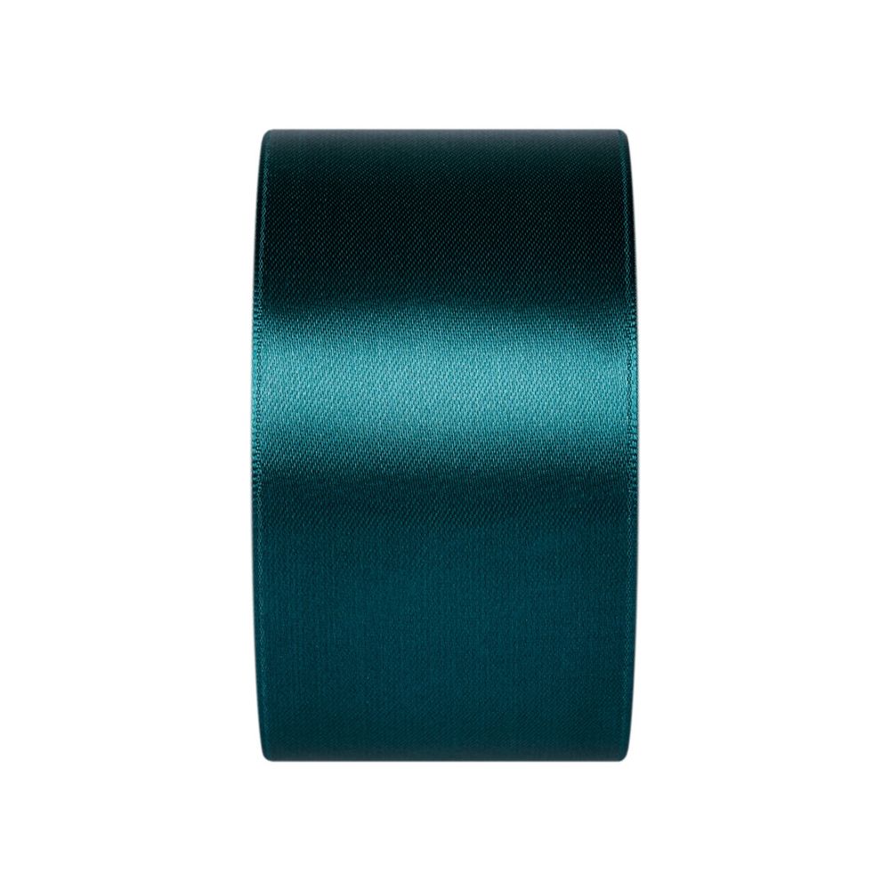 Лента атласная 1-сторонняя 50.0 мм / 33±2 метра, 107 т-зеленый, Gamma