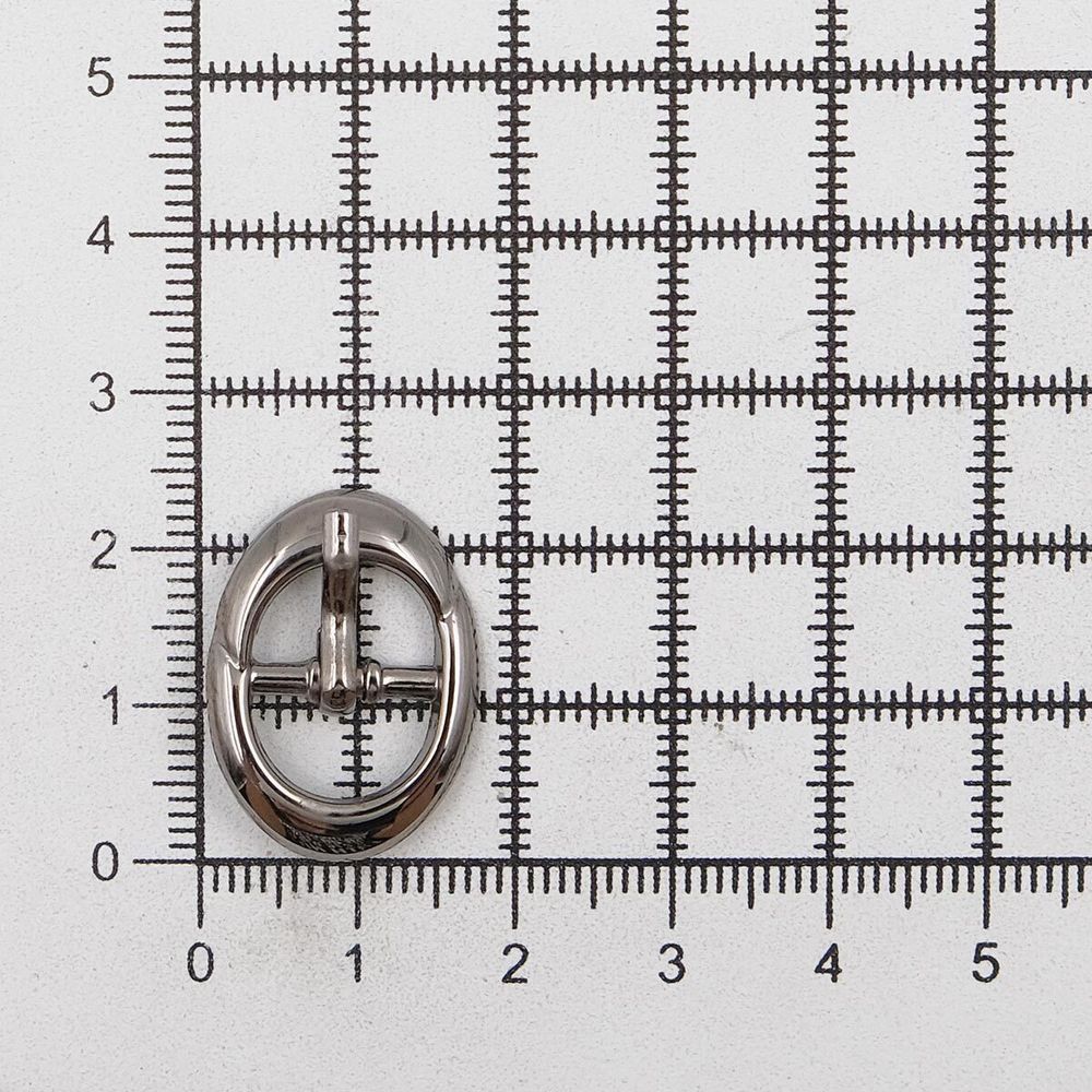 Пряжка 11,5 мм чер.никель мет, 20 шт