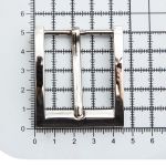 Пряжка ременная металл 35.0 мм (45х52 мм), никель, MR99, 3 шт