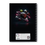 Тетрадь ученическая общая, выборочный УФ лак, A4 80 л. на гребне 65 г/м², белизна 100 %, 4 шт, клетка, 01242 Спорт без границ, Светоч Т128