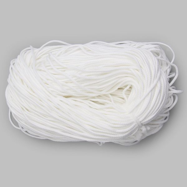 Шнур плетеный ⌀4.0 мм / 200 метров, 003 белый