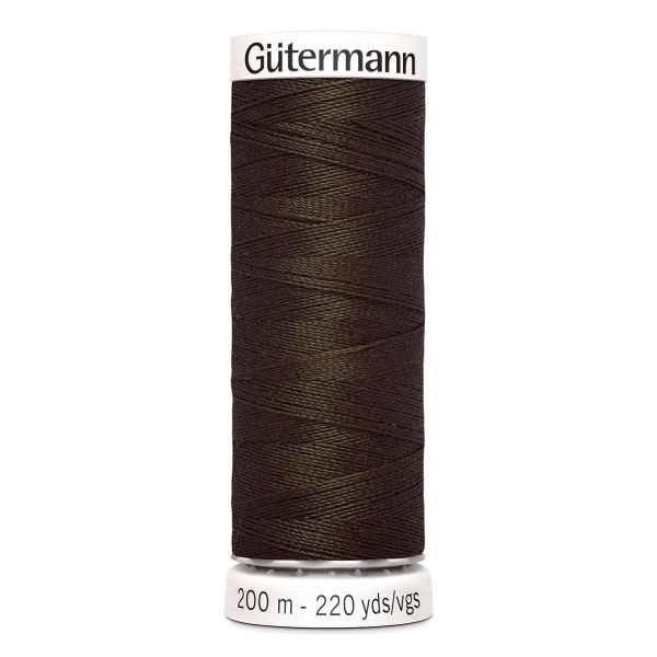 Нитки универсальные Gutermann Sew-all, 200м, 021 серо-коричневый, 5 катушек