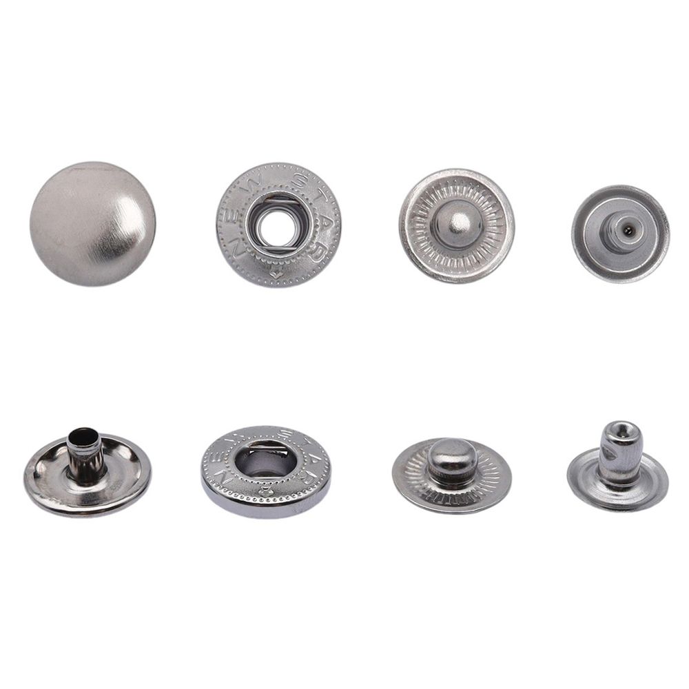 Кнопка Альфа (S-образная) ⌀15.0 мм, ≈72 шт, СТАЛЬ, черн. никель, NEW STAR