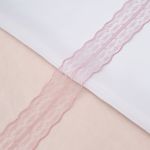 Кружево на сетке 45 мм / 9.14 метра, 21 пыльная роза, 3AR3730