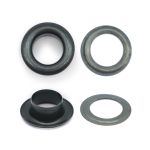 Люверсы металл ⌀_8.0 мм (внутр.), черный, 100 шт, BIG