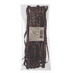 Шнурки 10 мм, 120 см, 10 пар(a), №09 черный (вишня красная), Gamma SHL-01/10