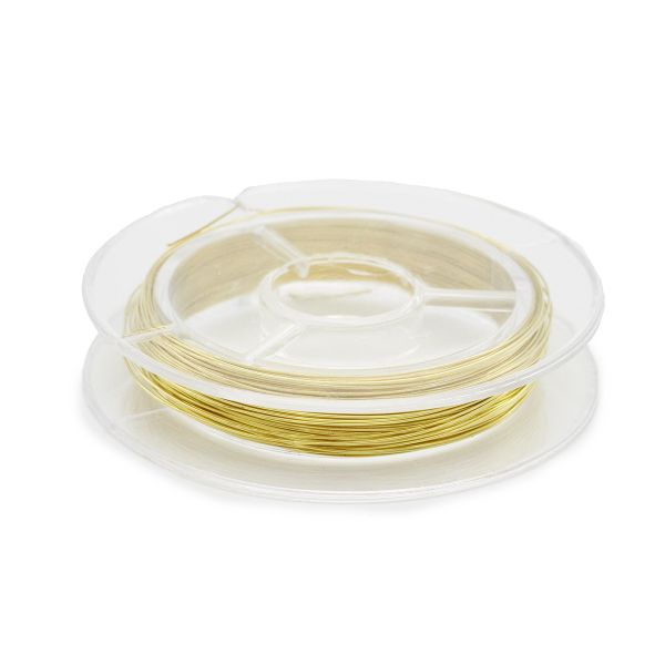 Проволока медная ⌀0.3 мм, упак./10 м, Astra&Craft (золото)