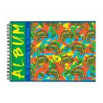 Альбом для рисования 100 г/м², A4 29х20.5 см, на гребне 48 л., 6 шт, 48АЛГР4_000274 Милые и ужасные, Светоч