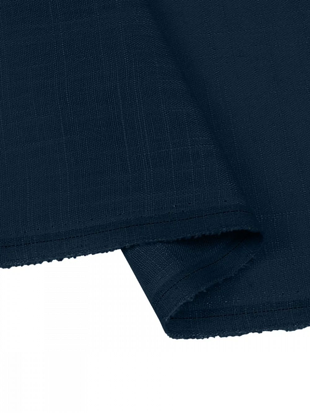 Льняная ткань 190 г/м², 140 см / 2 метра, TBY.Li.1002.49, 49 синий