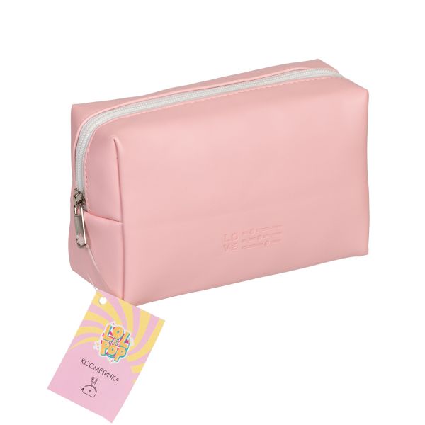 Косметичка 16.5х7х11.5 см, №01 розовый, Lol&Pop LLP-300