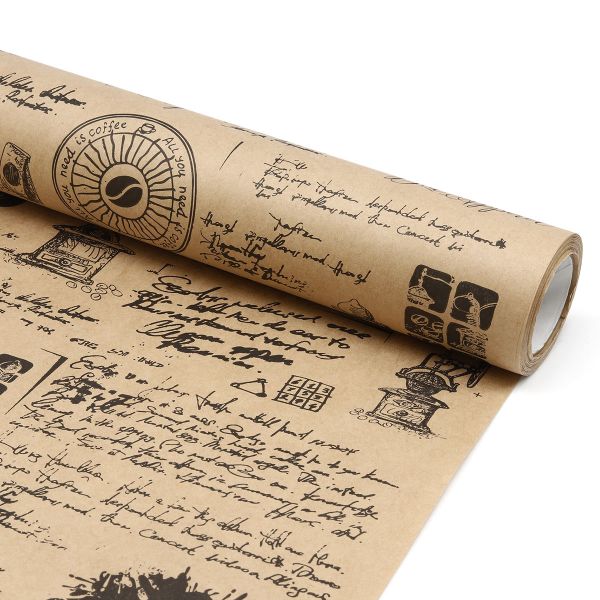 Крафт-бумага 70см, 10 м, 70 гр/м², Кофе черный