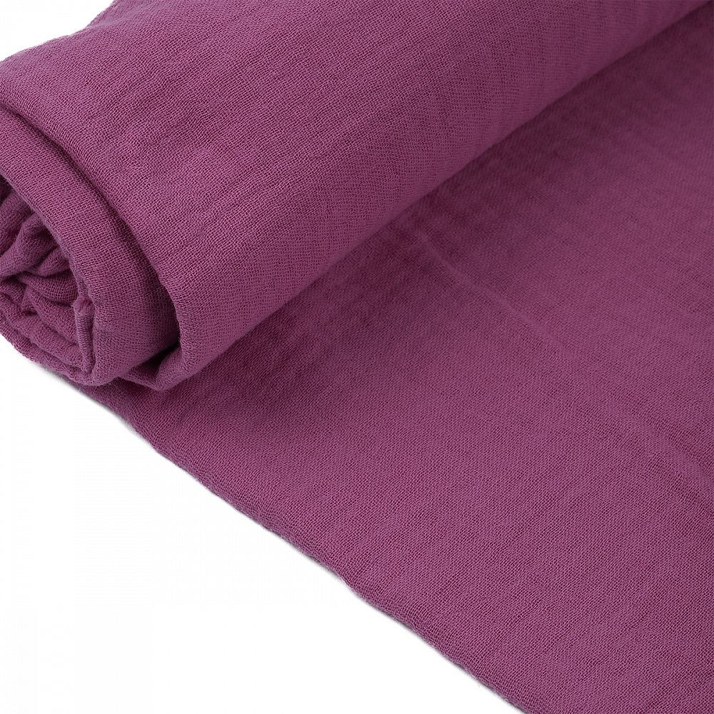 Муслин 125 г/м², 130 см / 2 метра, TBY.Mus.24723.53.2, цв.53 ягодный