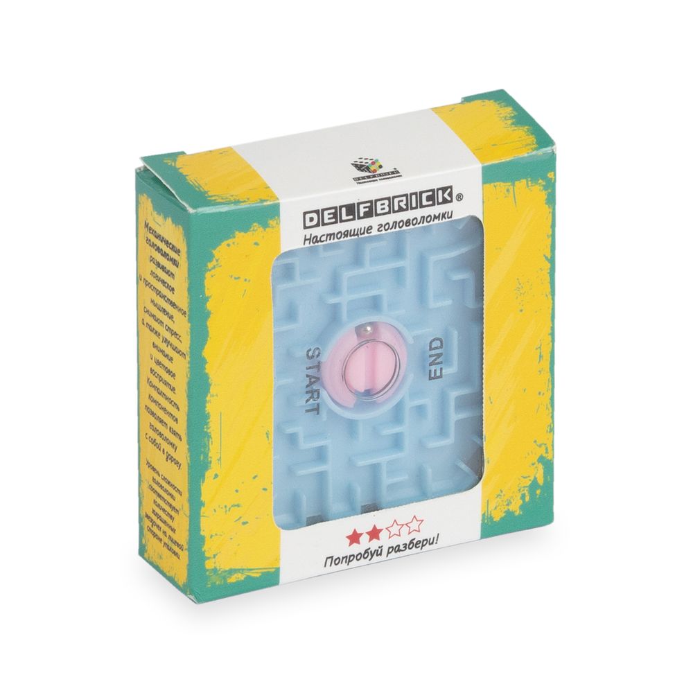 Головоломка механическая Лабиринт, 1 элемент, 1 шт, Delfbrick DLK- 11