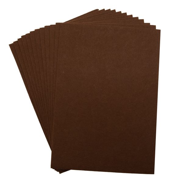 Фетр листовой жесткий 1.0 мм, 20х30см, 12 шт, Astra&Craft, 5 коричневый
