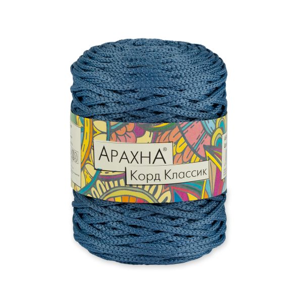 Пряжа Arachna Cord Classic / уп.3 мот. по 200г, 100м, 08 джинсовый