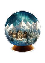 Пазл фигурный деревянный Магический шар 126 элементов, Фрея PZLF-004