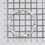 Кольцо литое металл in ⌀40 мм (50 мм внешн.), никель, 6 шт