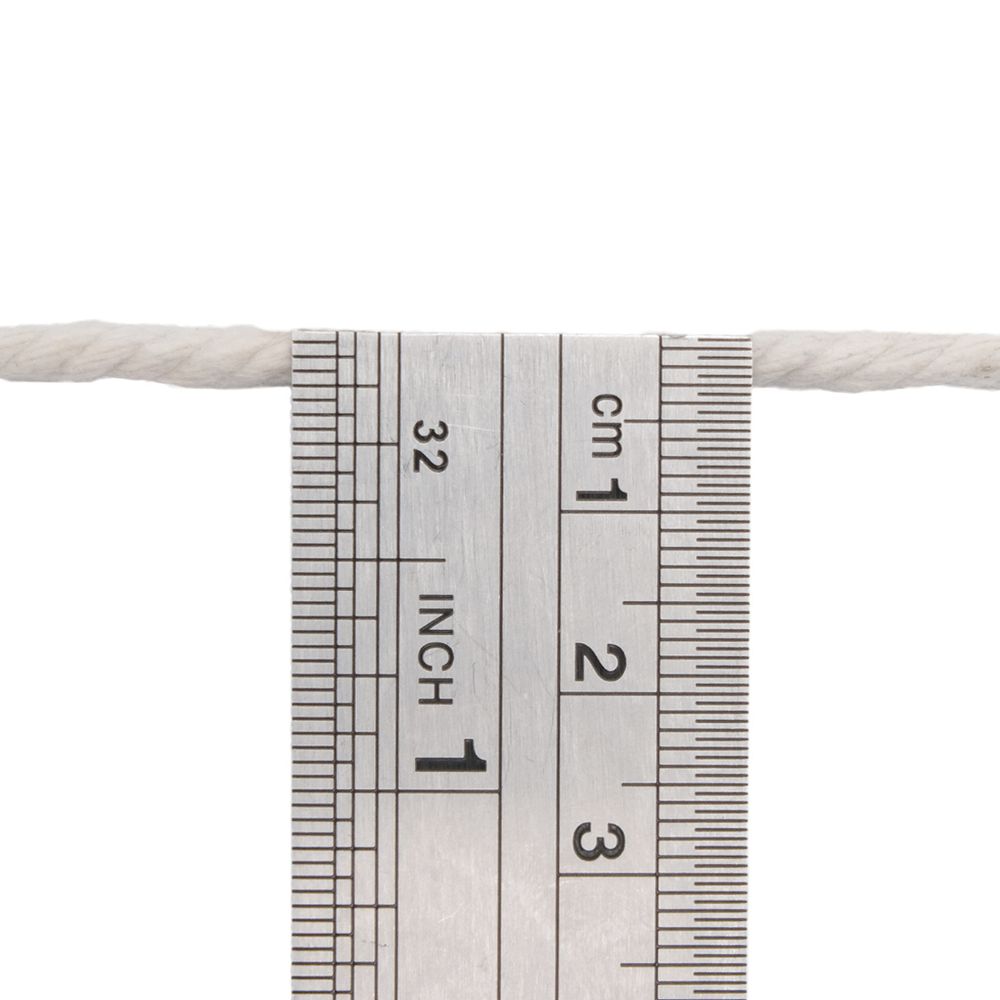 Шнур круглый х/б ⌀4.0 мм / 100 метров, (бобина) цвет суровый