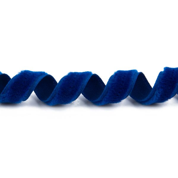 Лента бархатная (тесьма) 9-11.0 мм / 10±0.5 метров, василек, Blitz С3574Г17