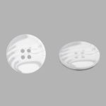 Пуговицы 4 прокола 40L (White (белый)), 72 шт