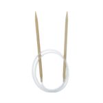 Спицы круговые бамбук ⌀5,0 мм, 80 см, Gamma BC1