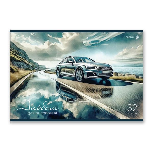 Альбом для рисования 100 г/м², A4 29.5х20.2 см, 32 л. на скобе 5 шт, 01704 МИКС Живые сюжеты, Светоч А256