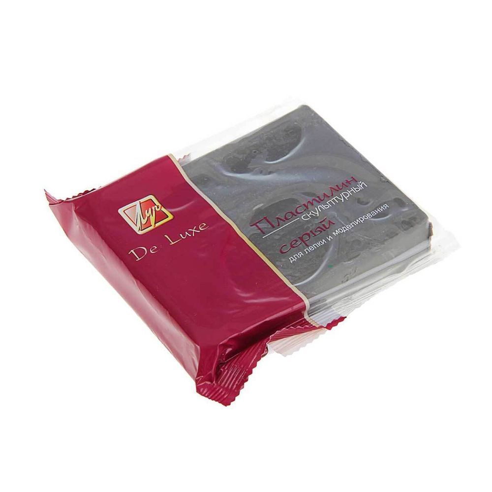 Пластилин скульптурный, 300 гр (Серого цвета), 23С-1483-08