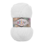 Пряжа Alize (Ализе) Softy Plus / уп.5 мот. по 100 г, 120м, 055 белый A