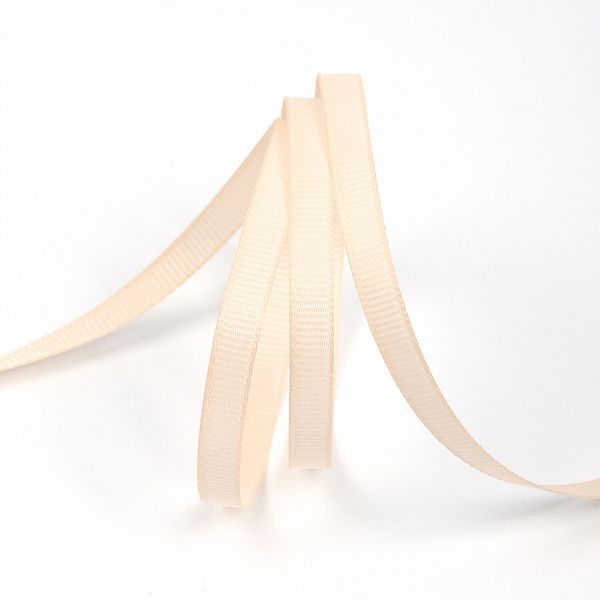 Лента репсовая (в рубчик) 6.0 мм, 815 кремовый, уп. 27.42м