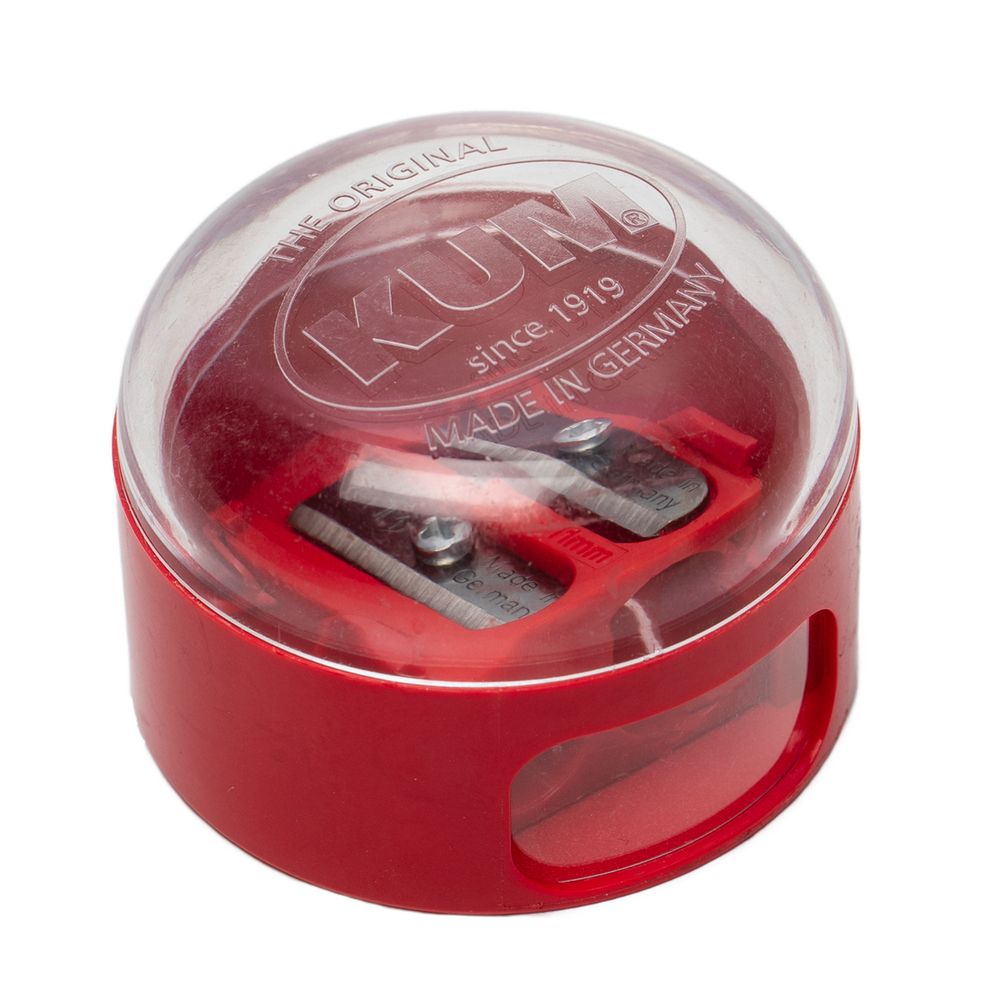 Точилка двойная пластиковая 12 шт, 1020521, KUM 208 K2