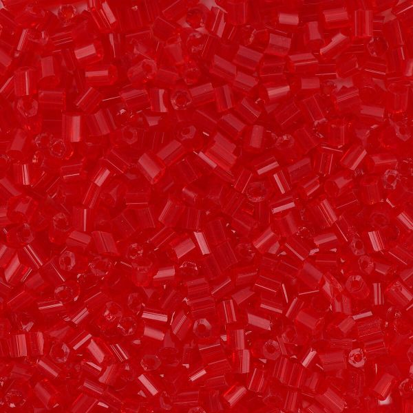 Рубка Astra&Craft 11/0 (2.1 мм), 200 г (10х20 г), цв. 5 красный прозрачный