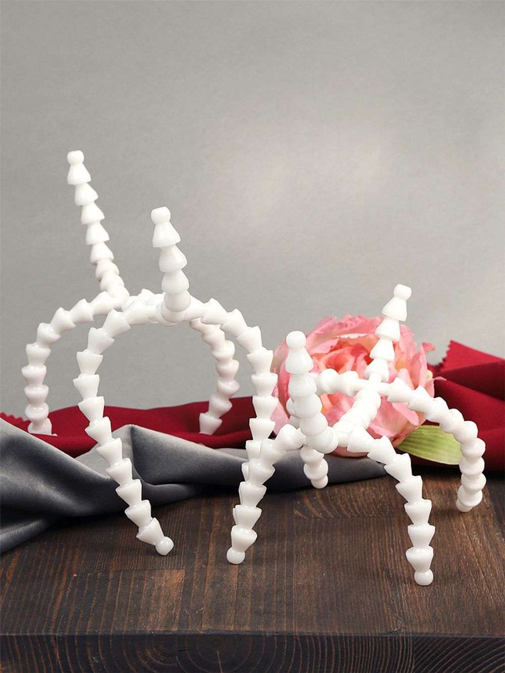 Скелет для игрушки с хвостом 23 см, передние лапы 7 звеньев 8см задние лапы 9 звеньев -10см