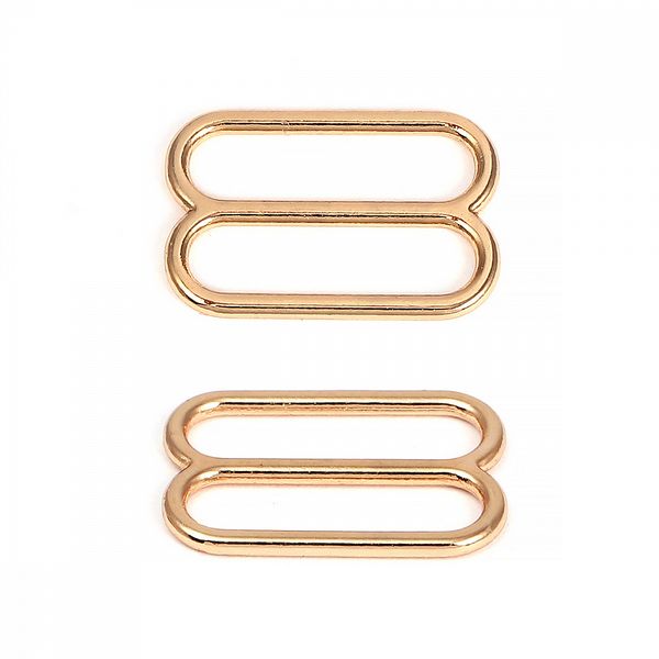 Рамки-регуляторы для купальника металл 19.0 мм, 819A.SW цв.золото, уп.100 шт