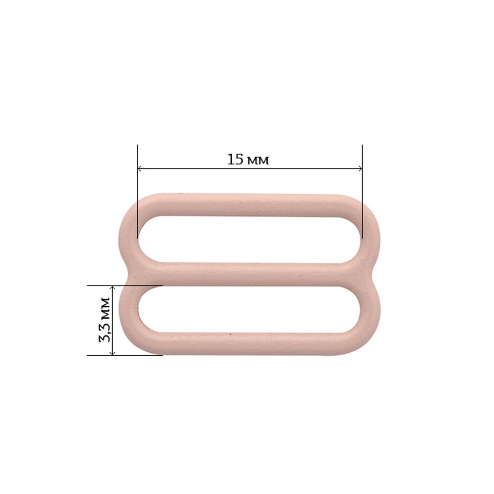 Рамки-регуляторы для бюстгальтера металл 15.0 мм, 168 серебристый пион, Arta, 50 шт, 744638