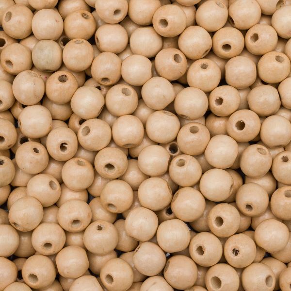 Бусины дерево ⌀16 мм, 500 г, нат/дерево, 7704356