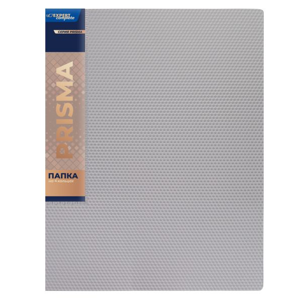 Папка на 4 О-кольцах A4 700 мкм 25 мм, 4 шт, d-17 мм, серебряный new EC211400129, Expert Complete