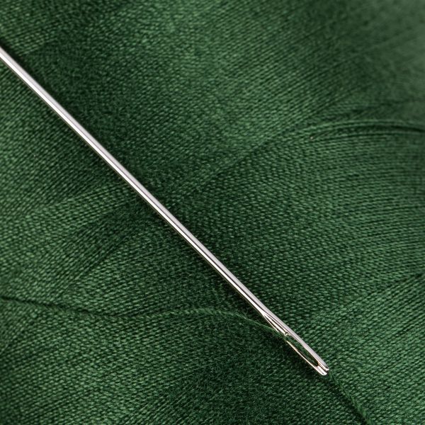 Нитки универсальные Nitka 40/2, 4570 м (5000 ярд) / 1 кат., 221 т.зеленый