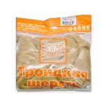 Шерсть для валяния полутонкая 100%, 100 г, цв.124 песочный