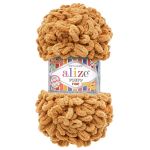 Пряжа Alize (Ализе) Puffy Fine / уп.5 мот. по 100 г, 14м, 179 абрикосовый