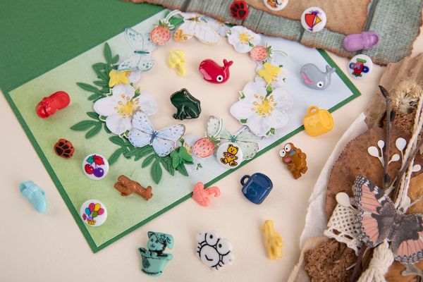 Набор пуговиц 5х9 шт, Mr.Painter LZB - 024