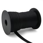 Резинка бельевая (бретелечная) 15.0 мм / 50 метров, черный, (ML200.015/1)