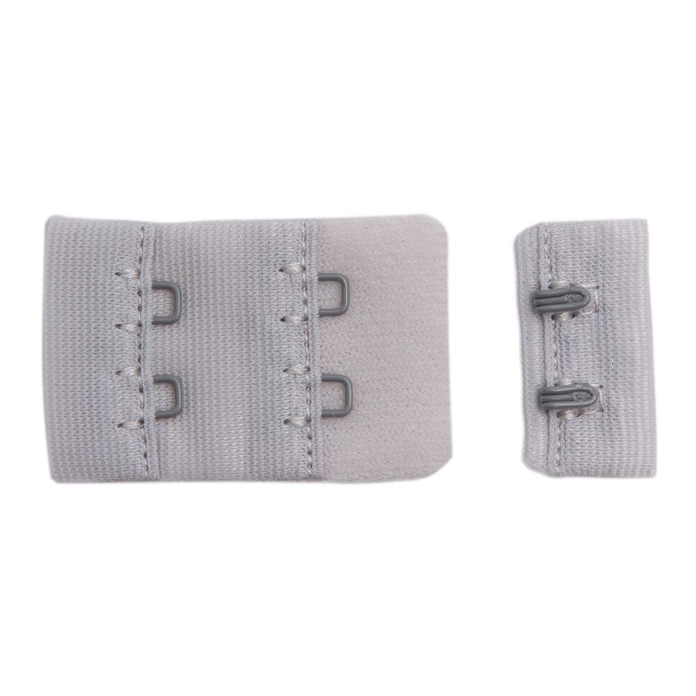 Застежки для бюстгальтера текстильные 2х2, 28 мм, 279 серый лед, 2686, 25 шт, Arta