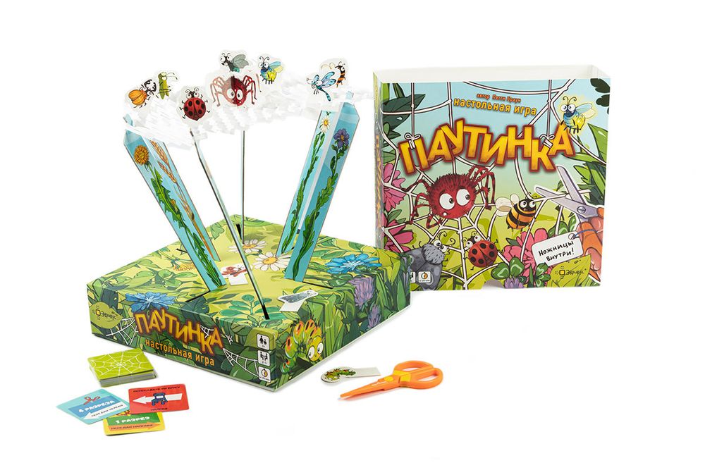 Игра настольная Паутинка, Эврикус BG-17029