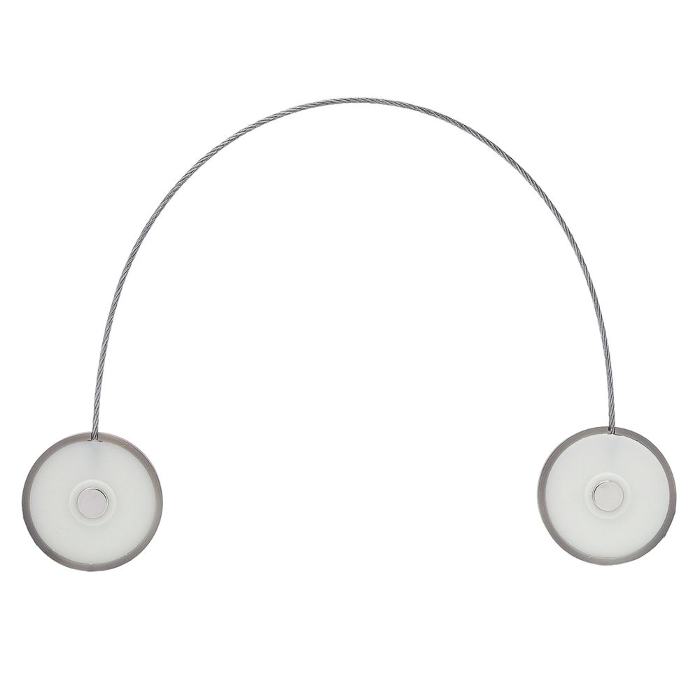 Клипсы для штор магнитные с тросом, 30см ⌀45, 26Т