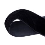 Лента бархатная (тесьма) 30.0 мм / 32.9±2 метров, черный, VR-001