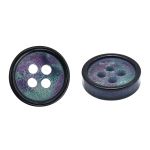 Пуговицы 4 прокола 18L (11мм), пластик (col.03 темно-синий), CB_M-57, 72 шт