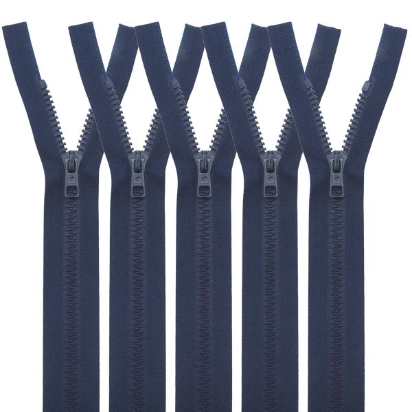 Молния трактор Arta Т6 (6 мм) 1 зам., разъем., 55 см, цв. 044 т.синий, уп.5 шт